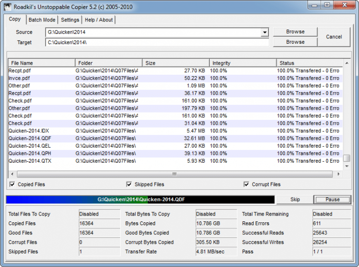 Cannot Open Quicken Data File